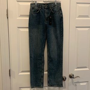 NWT RAILS THE TOPANGA high rise straight jean